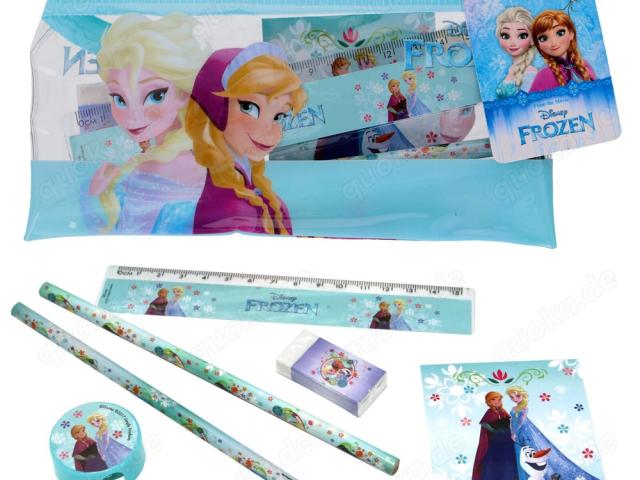 Disney Frozen Anna und Elsa Schul Schreibset Malset 7tlg. - 1