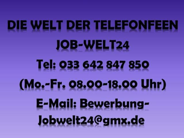 Heimarbeit Telefonistin Job Arbeit Kronach und ü-all 100% Homeoffice Stellenangebot Verd. b. 43,20 - 1